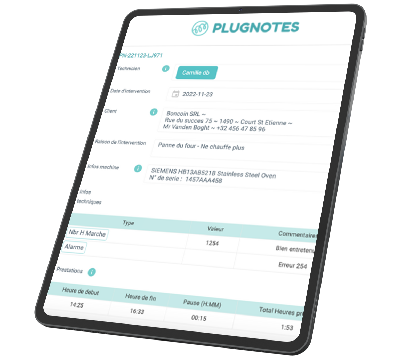 Logiciel De Suivi Des Anomalies De R Ception Plugnotes